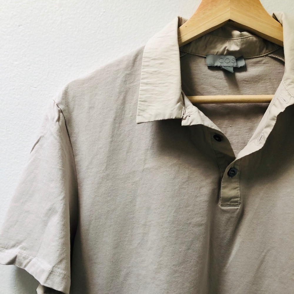 Short Sleeve Cream Shirt
